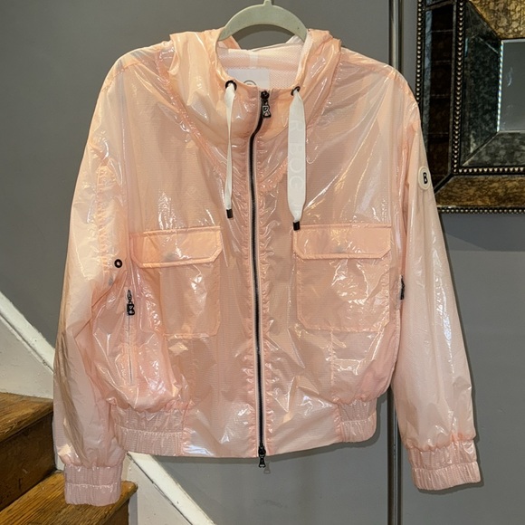 Bogner Tania short peach jacket with drawstring hood sizes M/8, L/10 - Picture 5 of 13